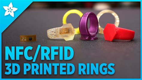 3D Printed RFID NFC Rings 